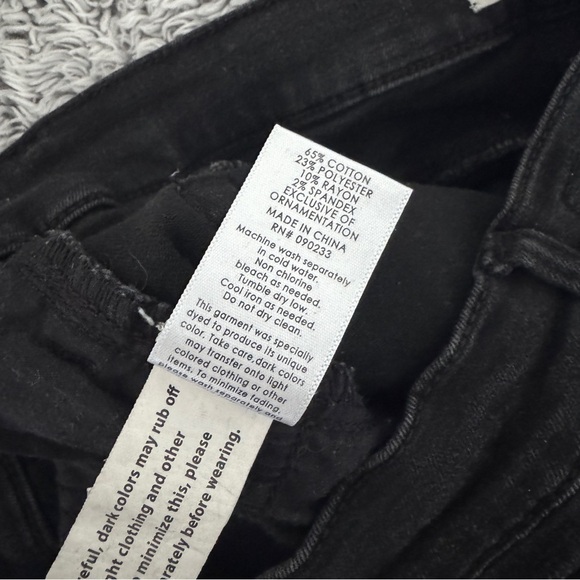 Pacsun | EUC High-Rise Lace Up Skinny Ankle Jeggings in Black Size 28 - Picture 8 of 8